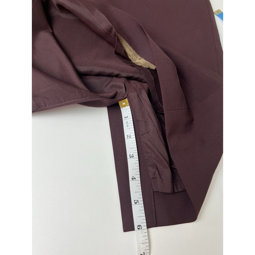 J CREW Aubergine Stretch Refined Wool Overlay Sheath Dress sz US Size 0 - Picture 13 of 15